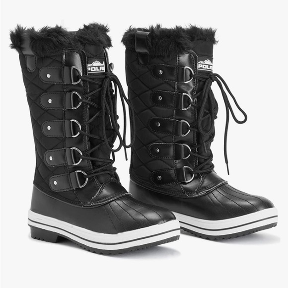 polar Shoes Polar Womens Nylon Tall Winter Snow Boots Poshmark